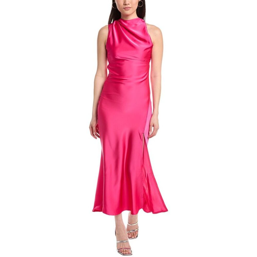 Ipponelli Womens  Sleeveless Midi Dress, Pink